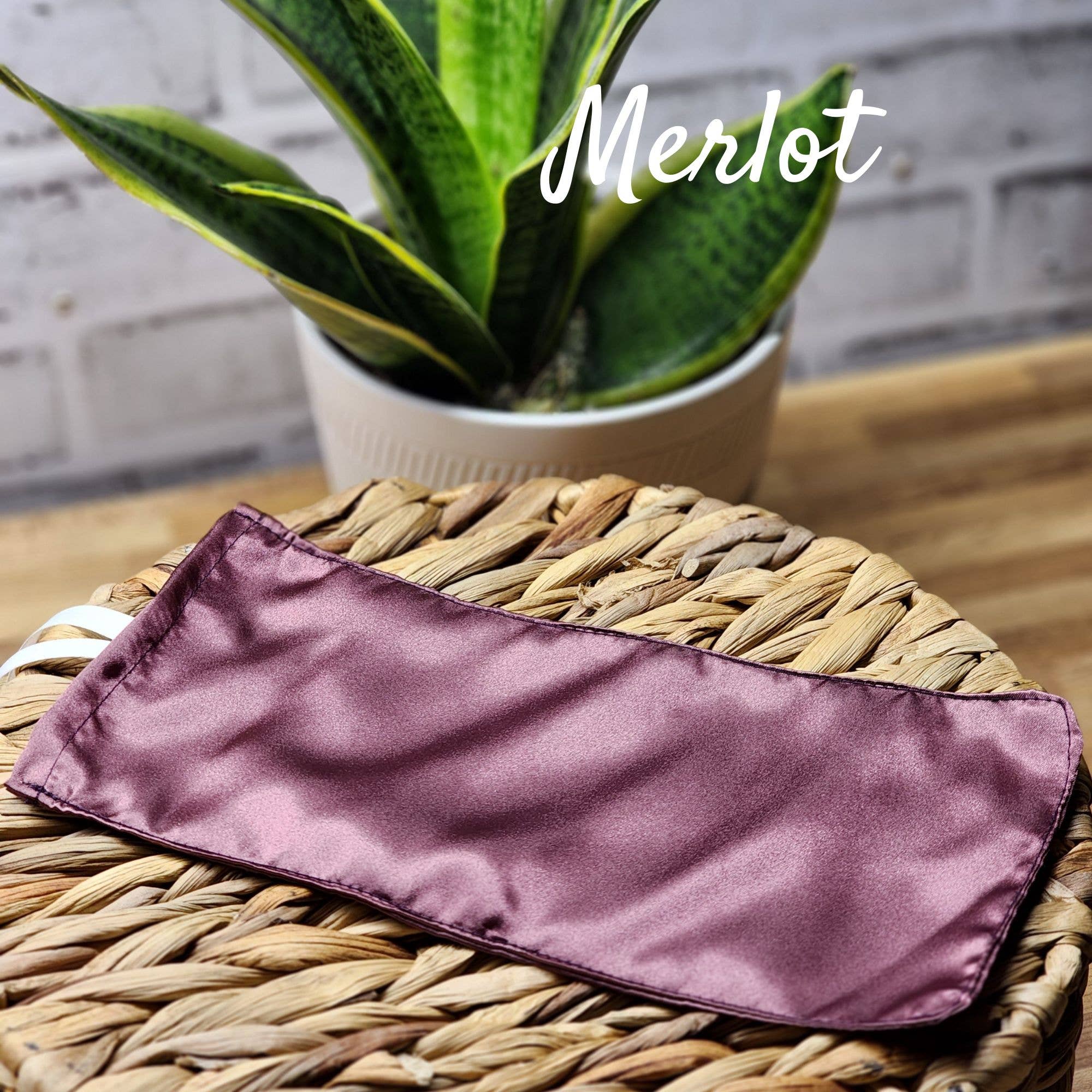 Calm Your Vibes - Wholesale Spa/Therapy Pillow - Eye Pillow, Heart, & Neck Wrap Washable Cover -  Silky Satin1