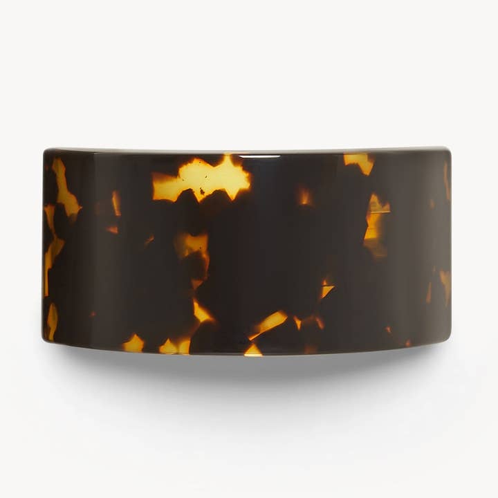 MACHETE - Vente Barrette – femme - Barrette à poney français en tortue noire0