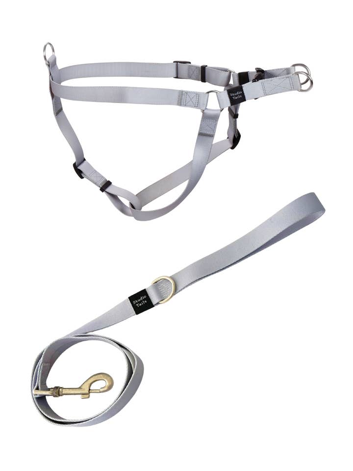 Cool Gray Harness Walk Set for wholesale by Studio Tails