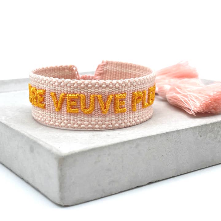 Parsley & Pepper - Wholesale Woven/Braided Bracelet - MORE VEUVE PLEASE Statement Bracelet woven, embroidered2