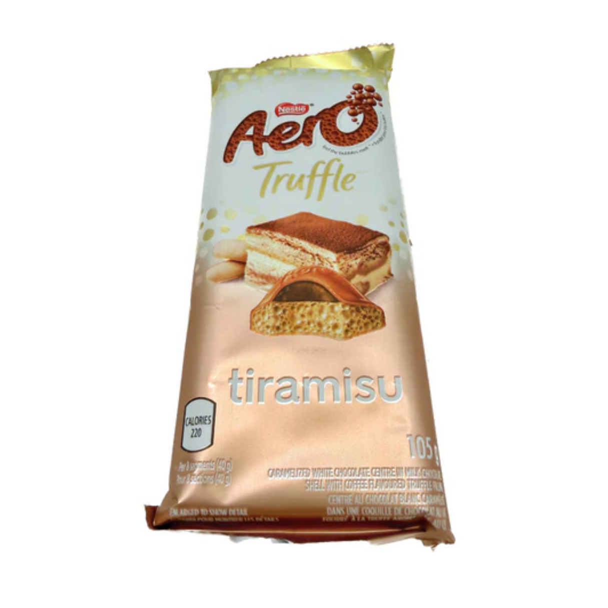 I Got Your Candy - Wholesale Chocolate Bar - Nestle Aero Truffle Tiramisu Bar 105g - 15ct0