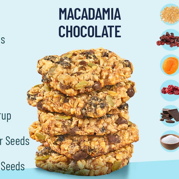 YES Bar® - Premium Real Food Snack Bars - Wholesale Snack Bar - Macadamia Cherry Chocolate - Gourmet Plant-Based Snack Bar