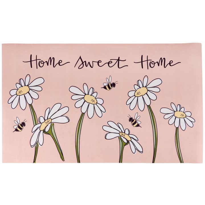 Daisy Home Sweet Home Rug for wholesale by Primitives by Kathy