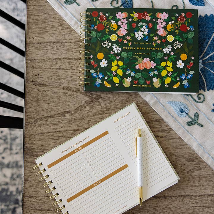 Paper Farm Press - Wholesale Planner - Farm Fresh Weekly Meal Planner - Floral4