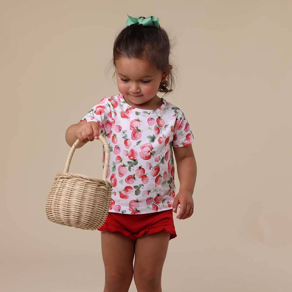 Snuggle Hunny - Wholesale T-Shirt - Kids - Strawberry Organic T-Shirt7