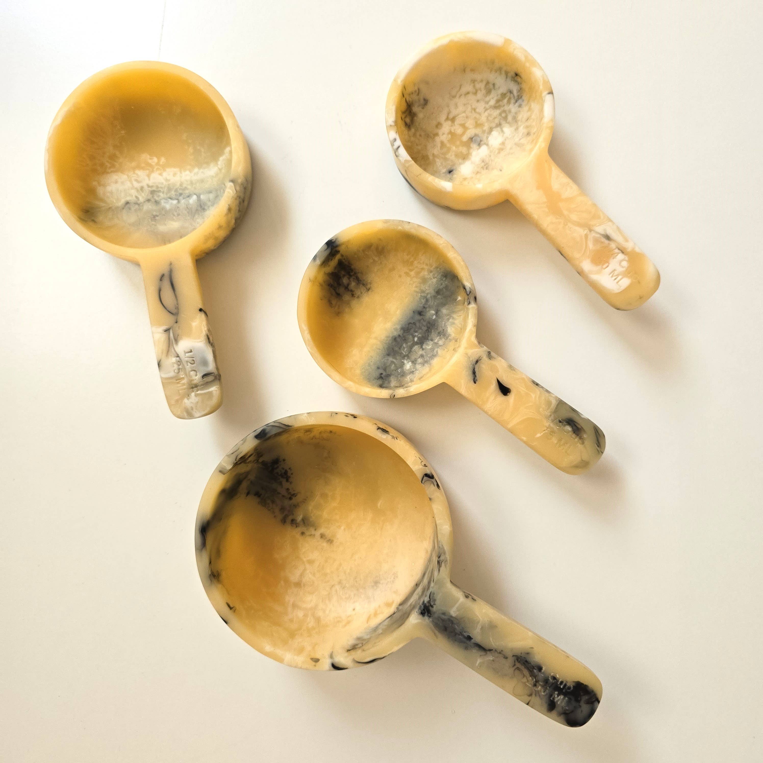 Gibb & Daan - Vente Verre à mesurer - Tasses à mesurer en résine coulée à la main - Cadeaux de cuisine, pâtisserie4