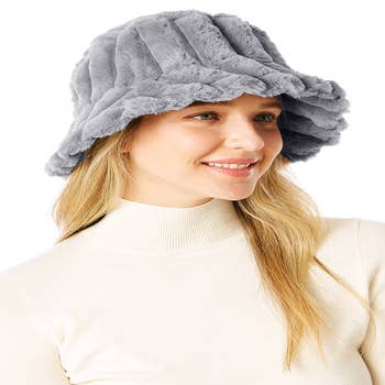 Cotton Candy Men's Faux Fur Bucket Hat | SpiritHoods