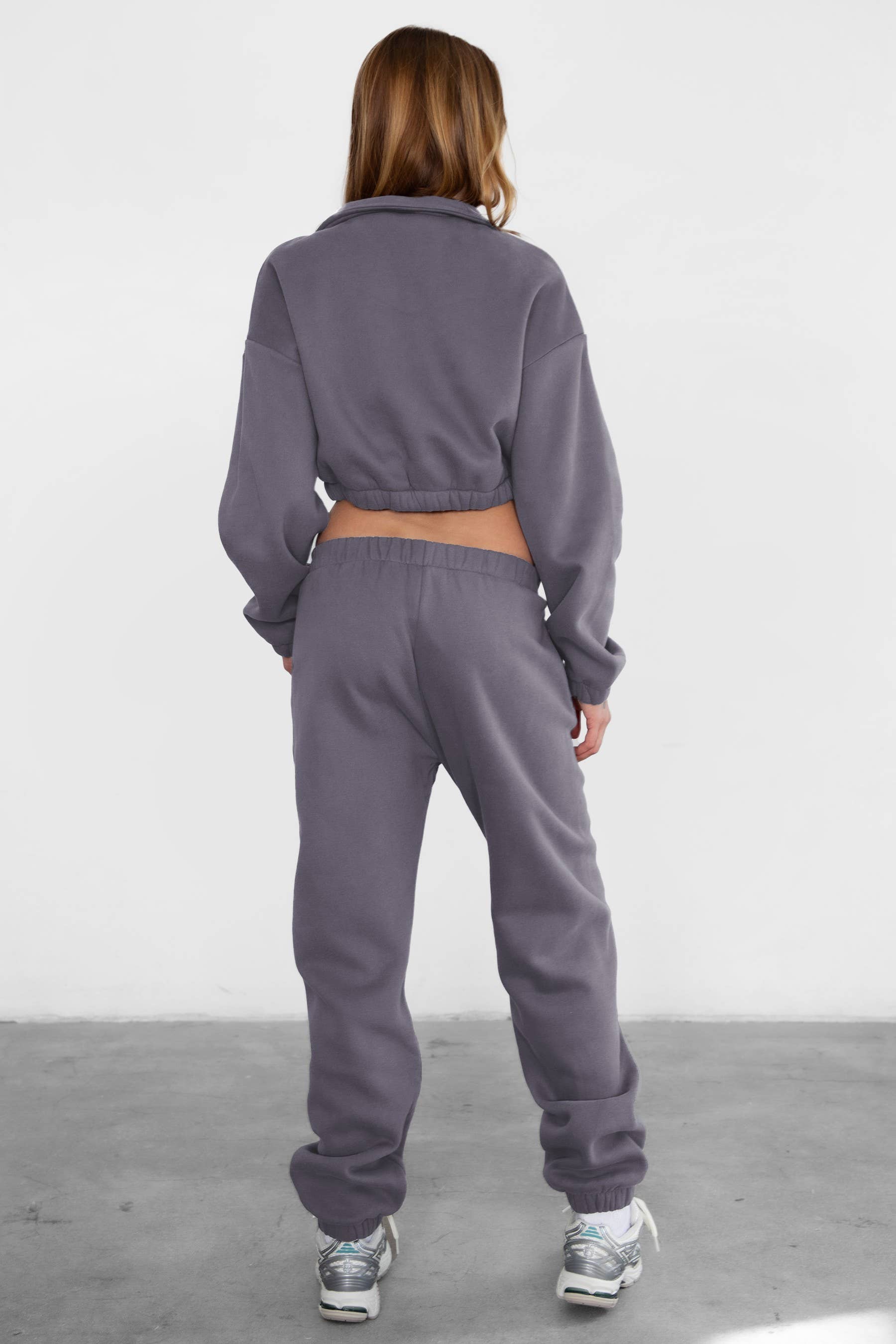 TICTOC - Vente Pantalon d'intérieur/de jogging – femme - DOVE Pantalon de jogging en polaire peluche à taille haute avec poches9