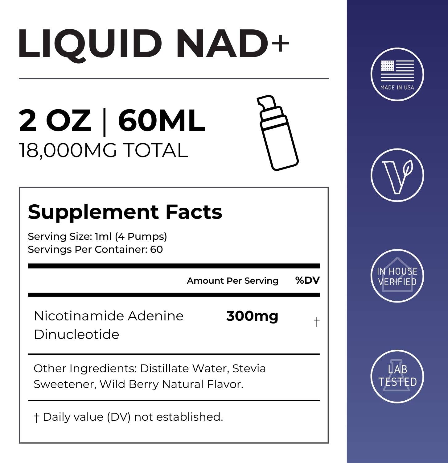 Neurogan Health - Wholesale Oral Supplement/Vitamin - NAD+ Liquid Drops1