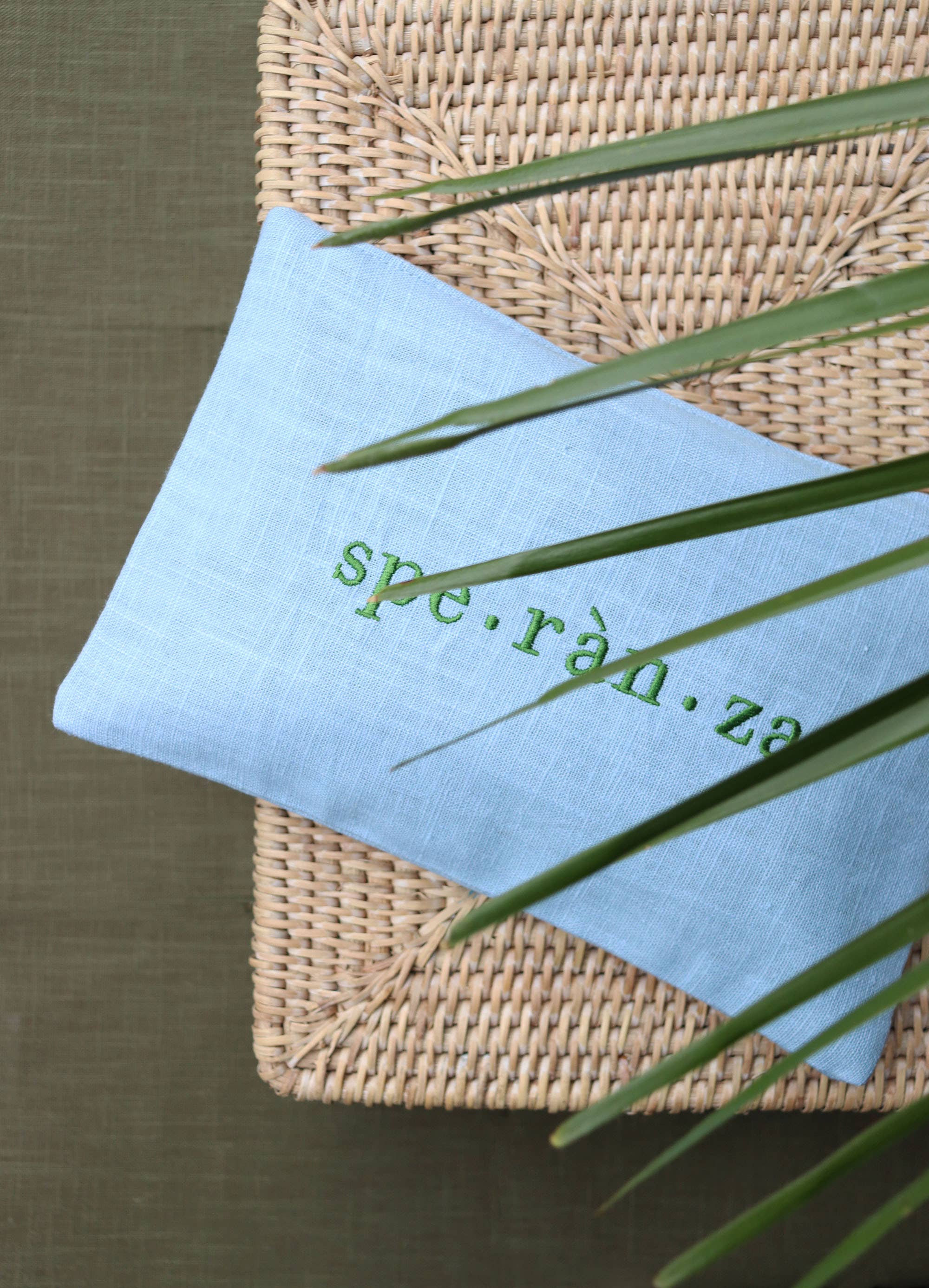 Giardino Segreto - Wholesale Clutch Bag - Women's - PENSIERI pure linen bag2