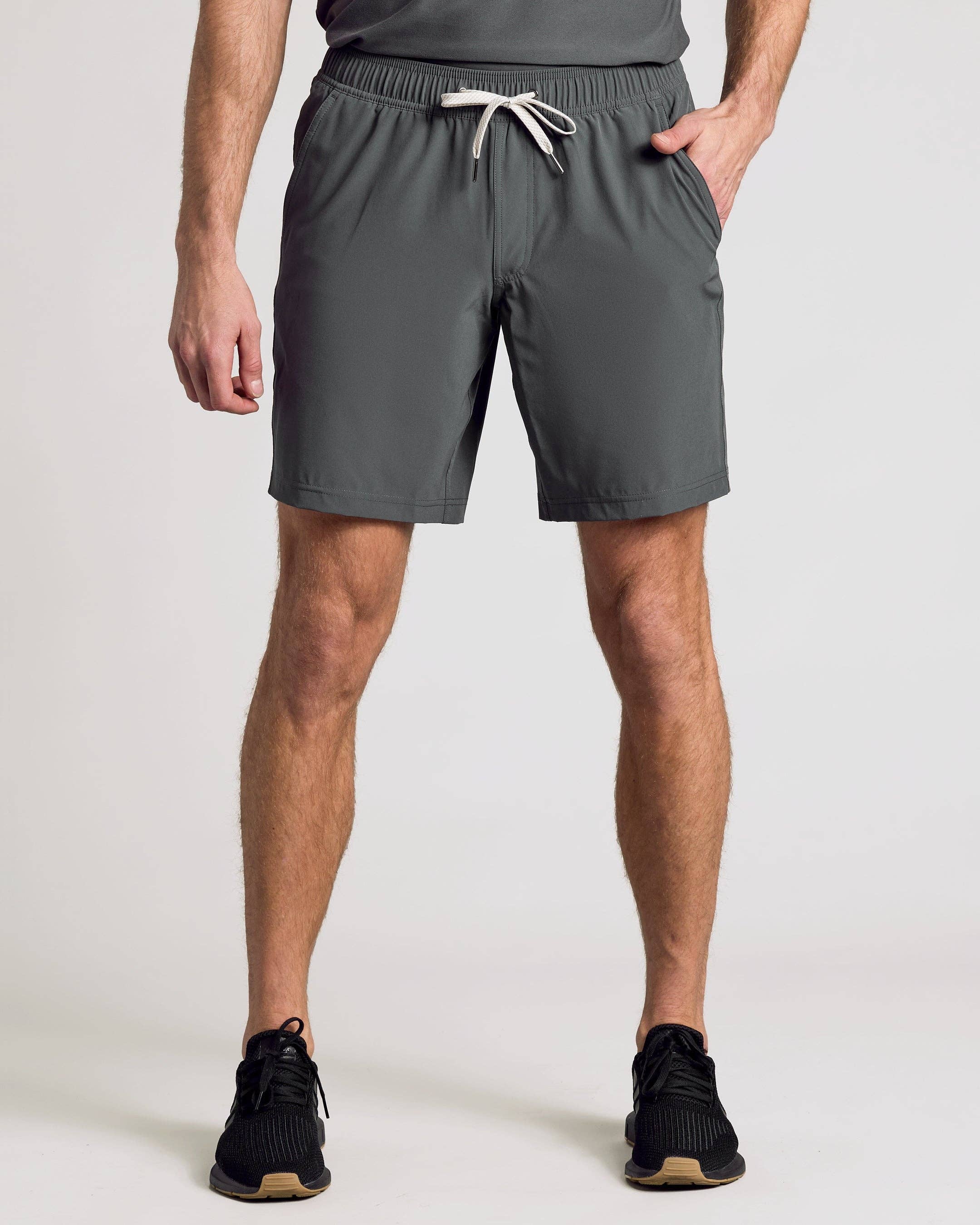 True Classic - Wholesale Athletic Shorts - Men's - Carbon 9" Active Quick Dry Shorts