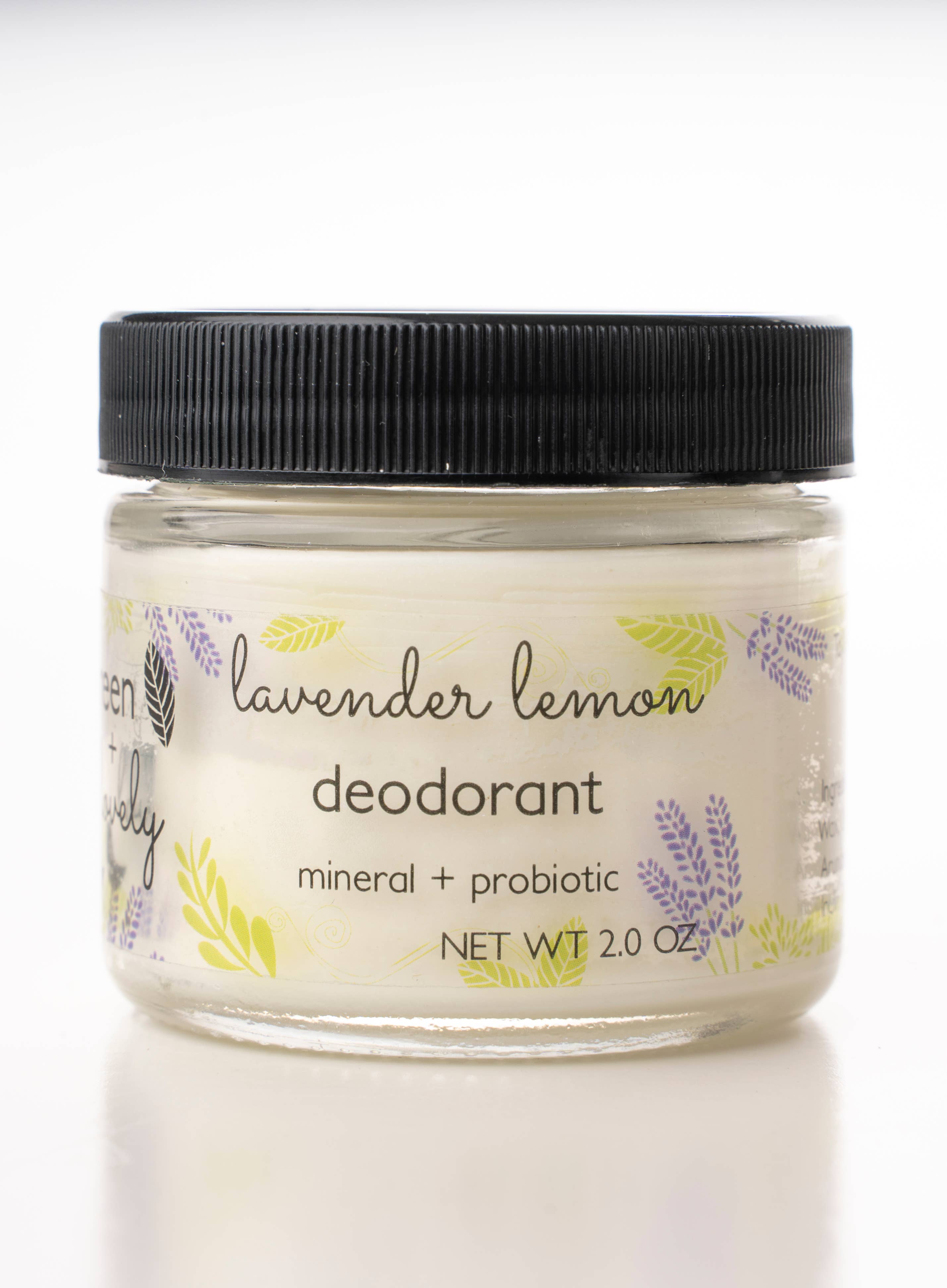 green + lovely - Wholesale Deodorant - Women's - Lavender Lemon Deodorant - Mineral + Prebiotic + Vegan5