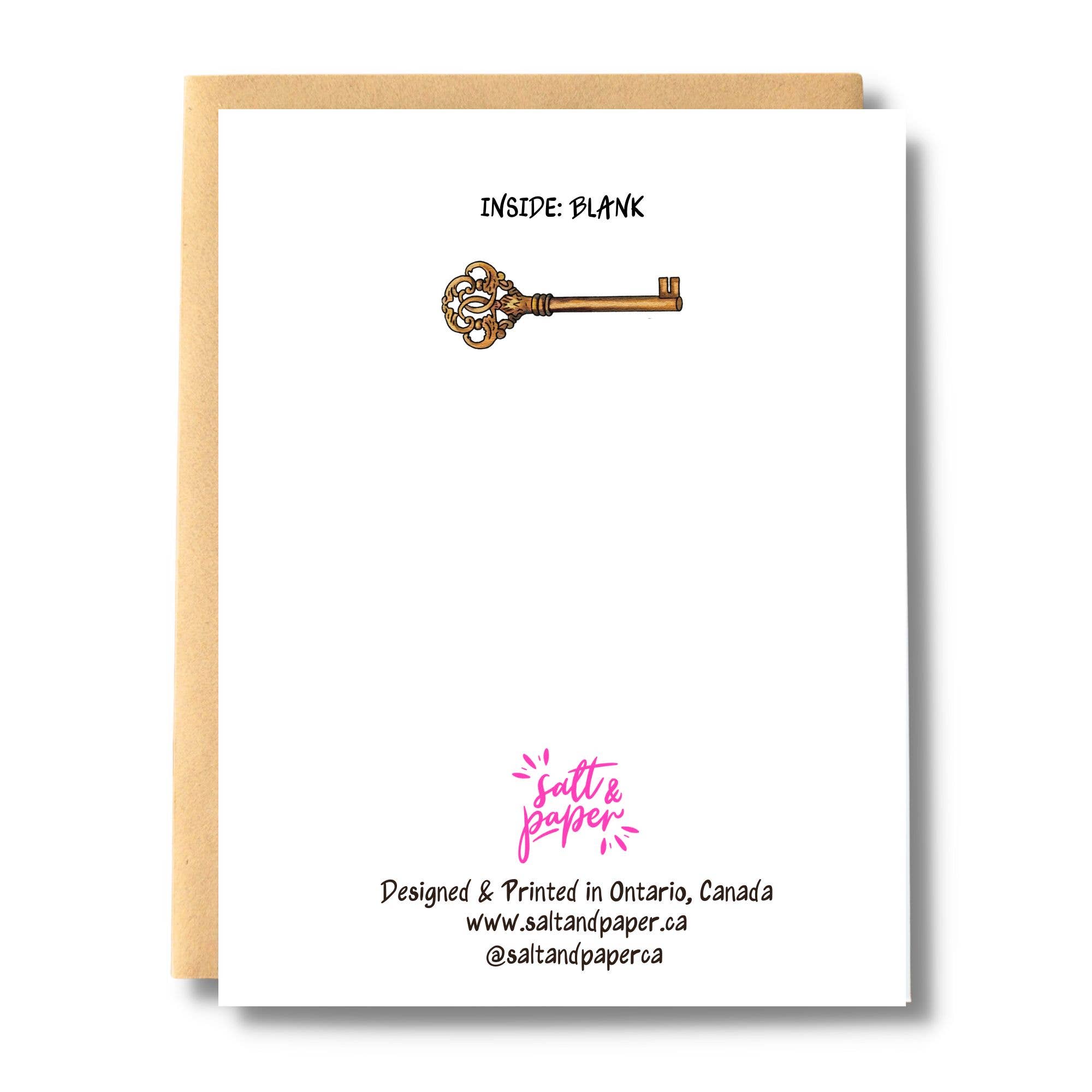 Salt & Paper - Wholesale Housewarming Card - Keys New Home Card1