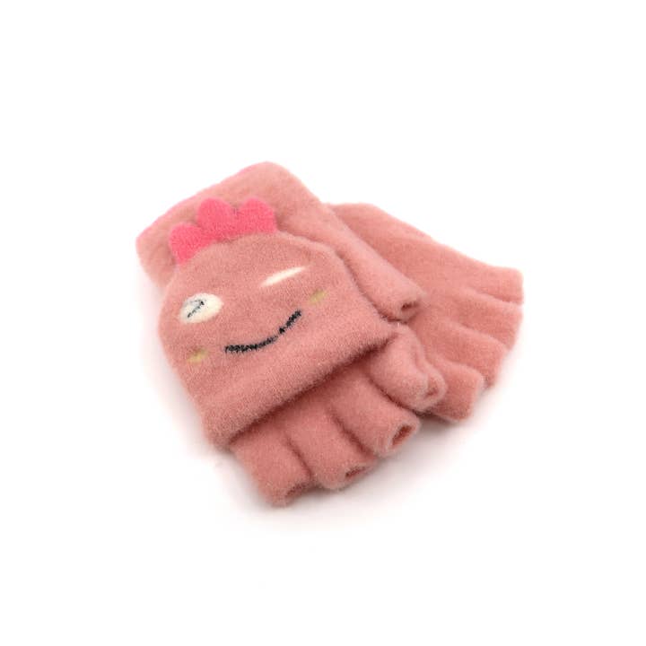 ASSORTED Kids Dino Knitted Glove GE103-2 (12PAIR) for wholesale on Faire3