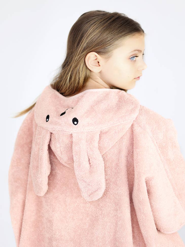 Protestant Uitpakken Duizeligheid Rabbit Animals Kinder Handdoek Poncho met capuchon 100% gekamd katoen voor  je winkel | Faire