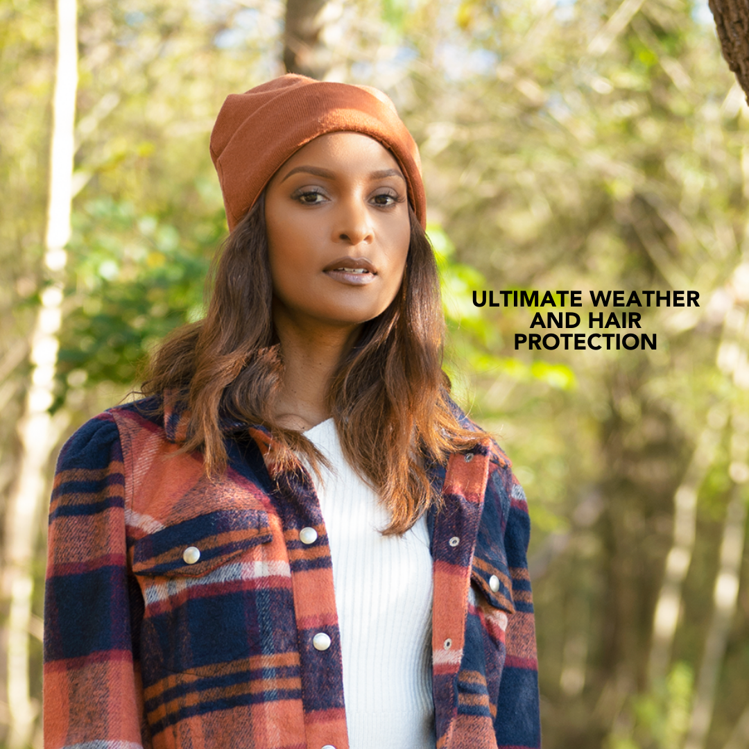 Hairbrella - Wholesale Beanie - Women's - Satin-Lined, Waterproof, Cuffed Beanie16