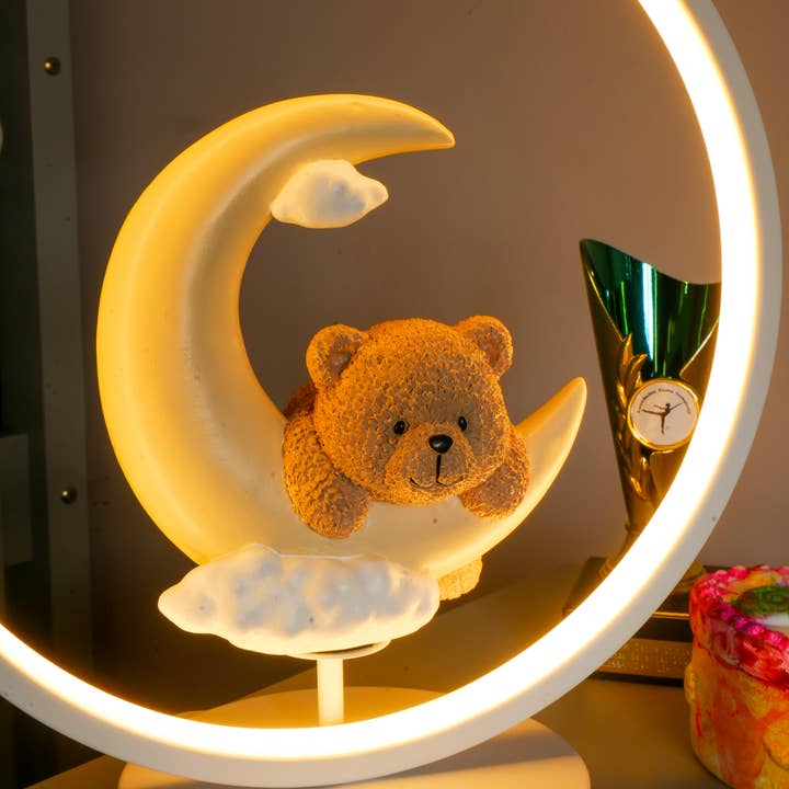 Steepletone UK Ltd - Vente Veilleuse - Enfant et bébé - Teddy Lights - Lampes de chevet ours en peluche avec lumière douce6