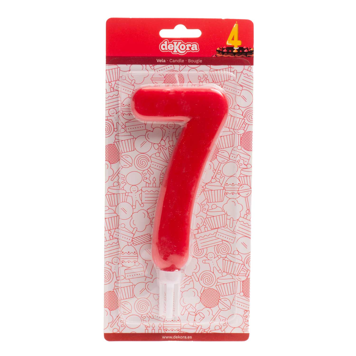 red Giant birthday candle for cakes, 15 cm for wholesale on Faire31