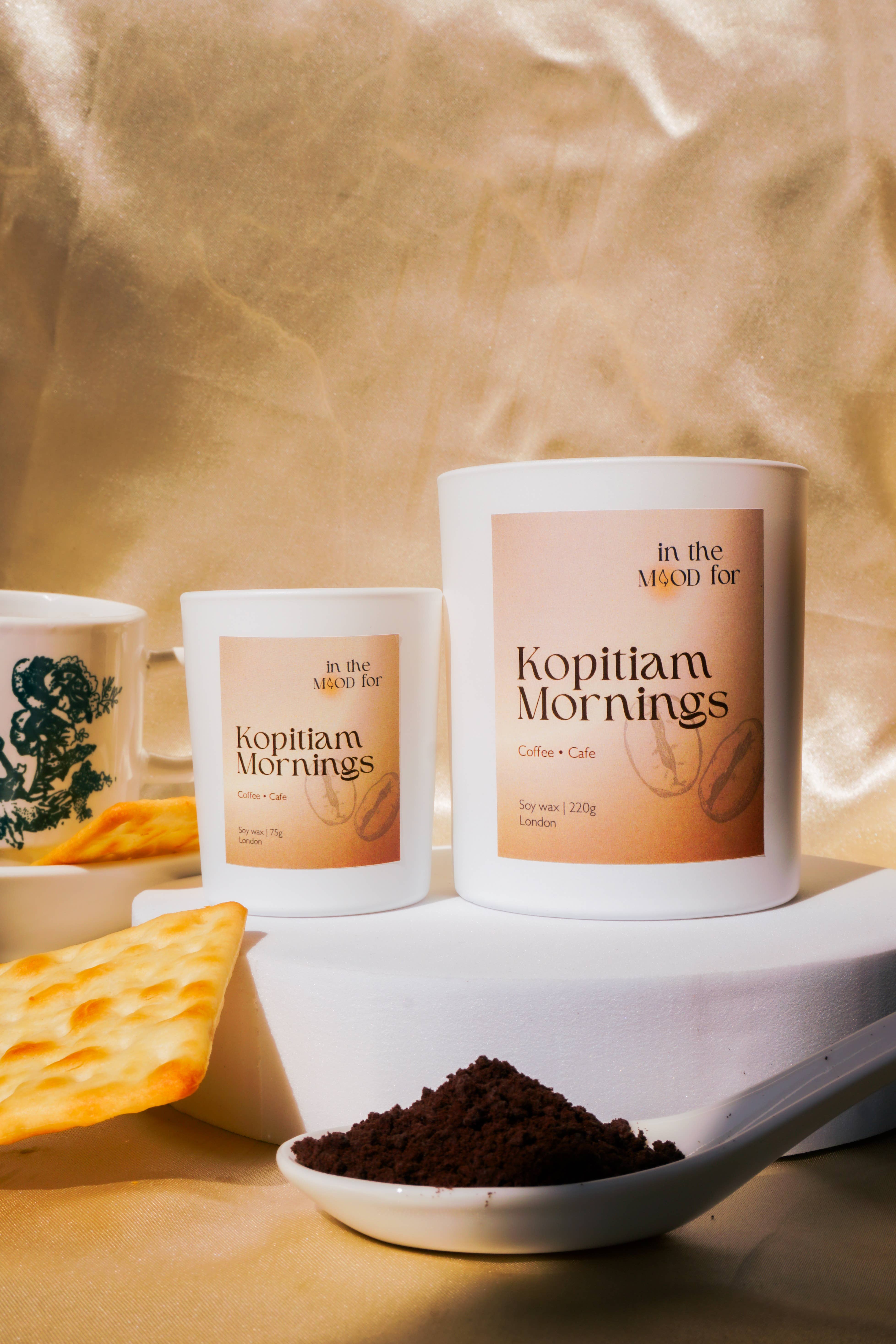 In the Mood for - Wholesale Jar/filled candle - Kopitiam mornings, Asian-inspired Candle