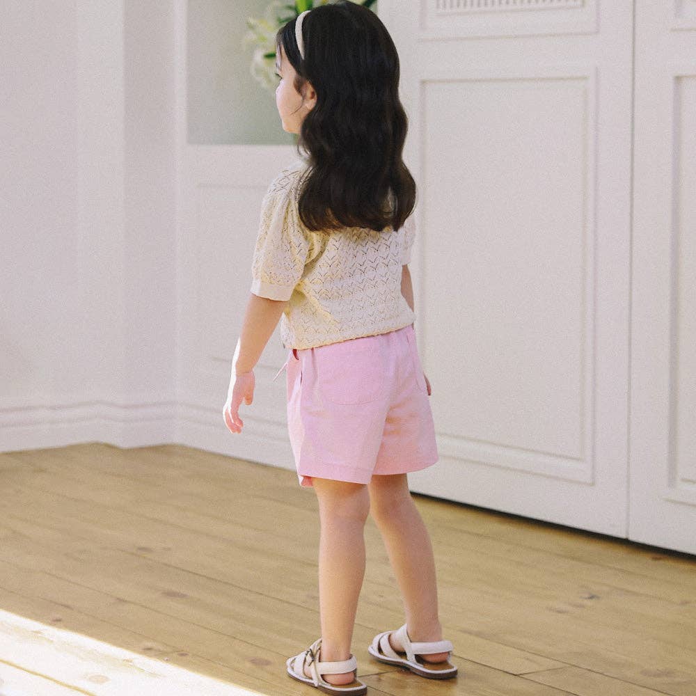 ToTo Heros - Wholesale Knit Top - Kids - Ali Hollow Knit Short Sleeve Knit Top5