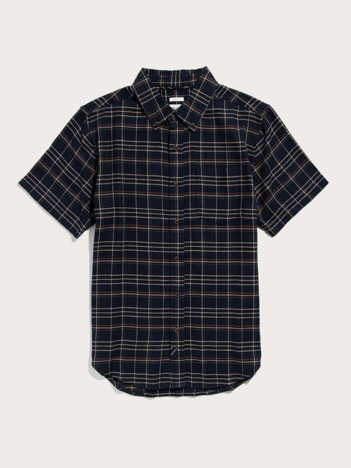 Chemise Slim Jordan / Carreaux Chevrons Crépuscule pour la vente par Bridge & Burn
