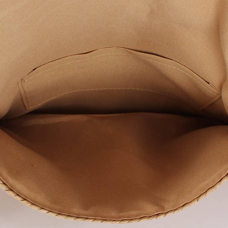 wandf - Vente Sac à bandoulière – femme - Sac bandoulière tissé à la mode Sac en paille fait main3