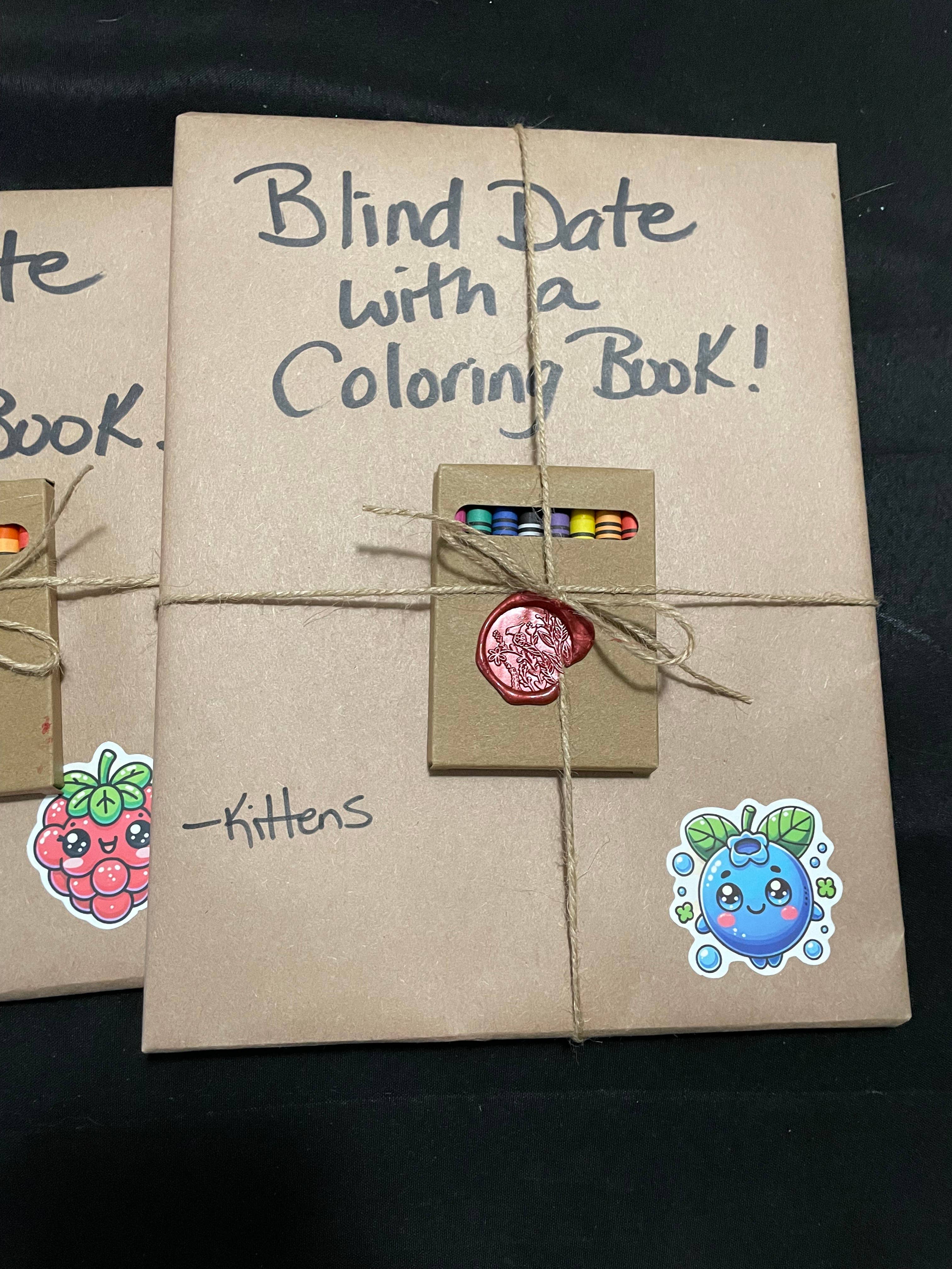 I Love Books and Bows - Vendita all'ingrosso Libro da colorare e attività - Adulti - Appuntamento al Buio con un Libro da Colorare per Adulti1