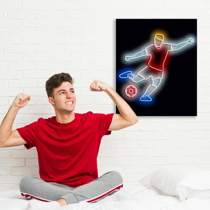 LED Neon Sign ARSENAL FANS with remote control for wholesale by Mad About Neon