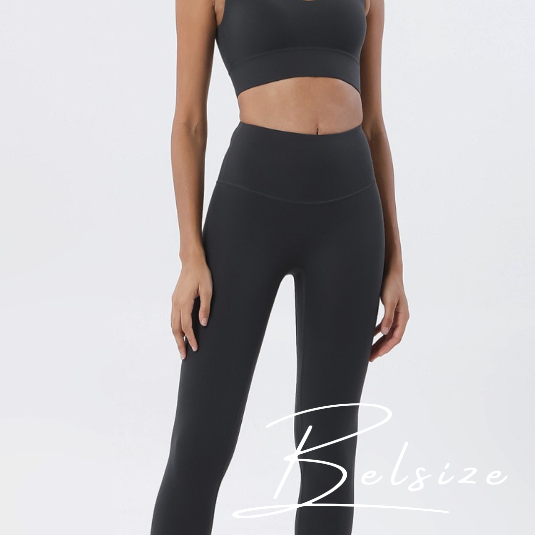 Belsize Activewear - Wholesale Athletic/Lounge Leggings - Women's - Zero Feel Black Leggings1