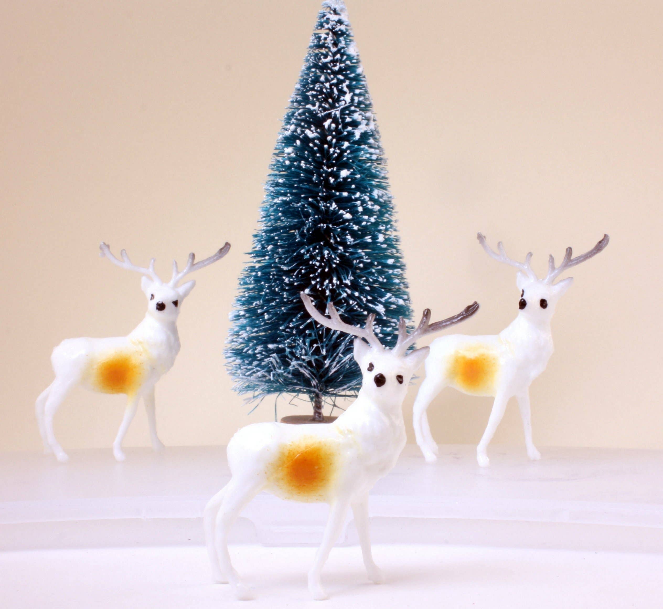   Retro Style 1.5" Reindeer Decorative Figurine, 1960s for wholesale on Faire3