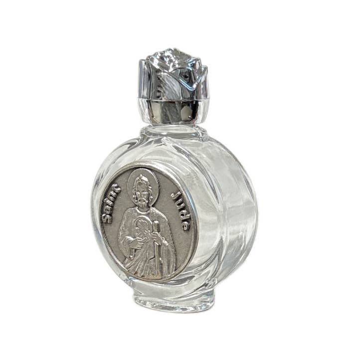 Oremus Mercy - Wholesale Religious card - Holy Water Bottle ~ St Jude Rose Top 1