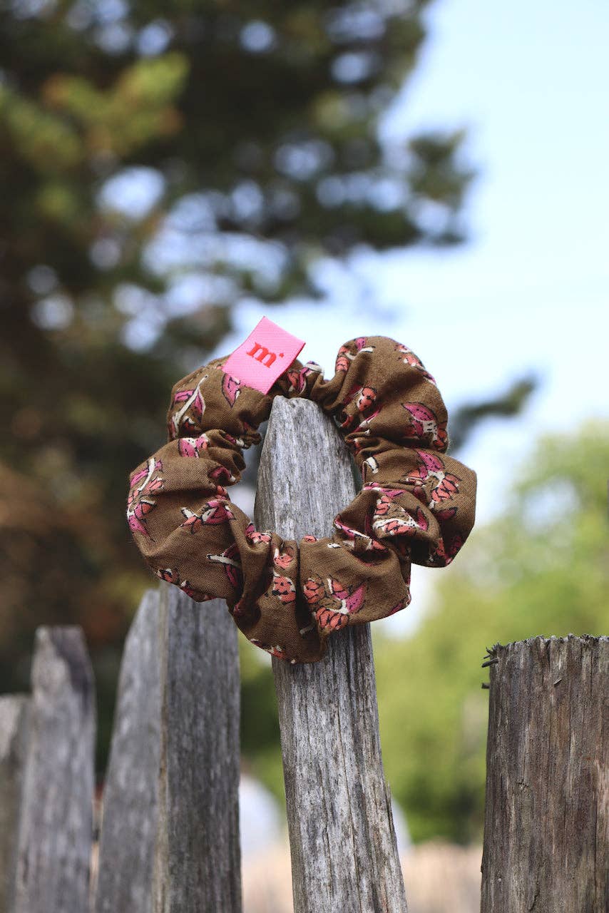 Maho - Wholesale Scrunchie - Women's - Bridget Olive Flowers1