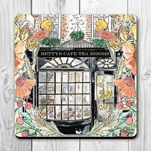 Bettys In Bloom Drinks Coaster for wholesale by Claire Louise