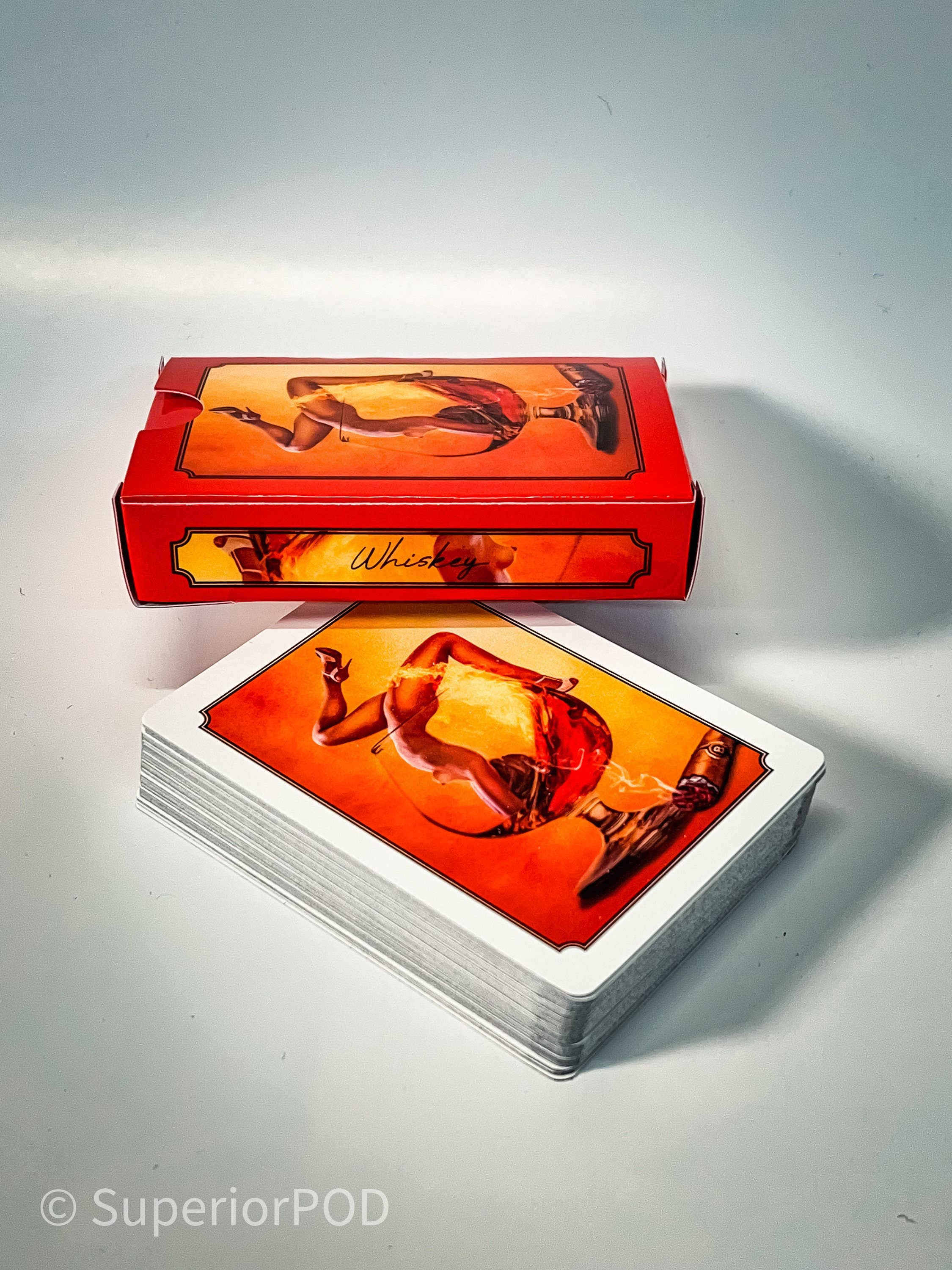 Superior Print on Demand - Wholesale Playing Cards - WHISKEY Traditional Pin Up Playing Cards, Pin Up Card Deck6