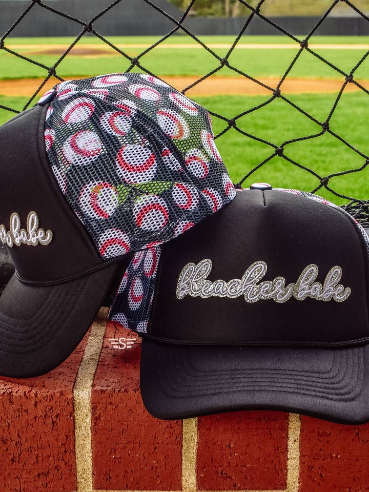 Bleacher Babe Printed Mesh Sport Trucker Cap for wholesale by Flying S Company