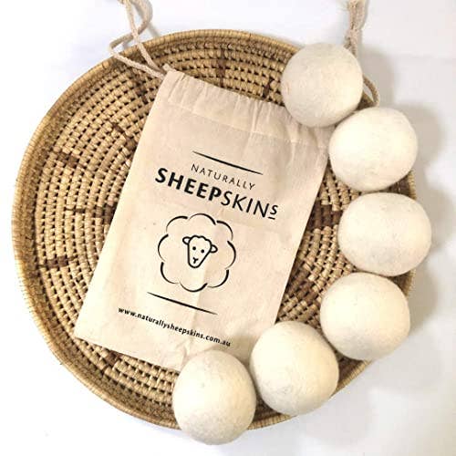 Wool Tumble Dryer Balls - Set of 6 for wholesale by Naturally Sheepskins UK
