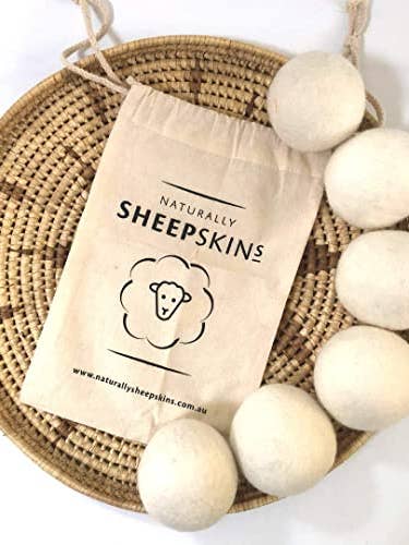 Wool Tumble Dryer Balls - Set of 6 for wholesale by Naturally Sheepskins UK