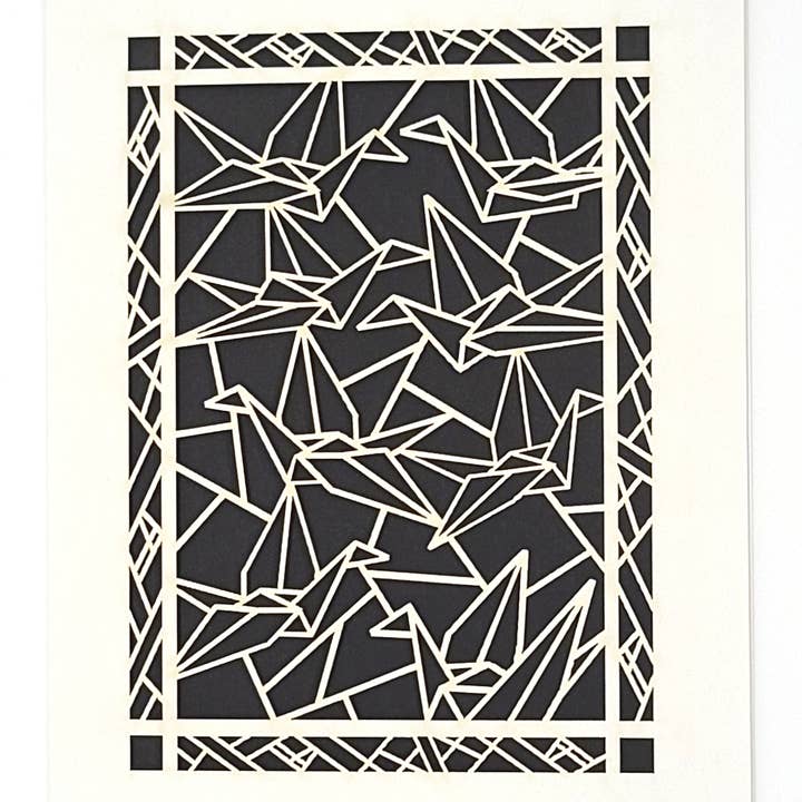 two hermanas - Venta al por mayor Tarjetas de felicitación - Grúa de papel