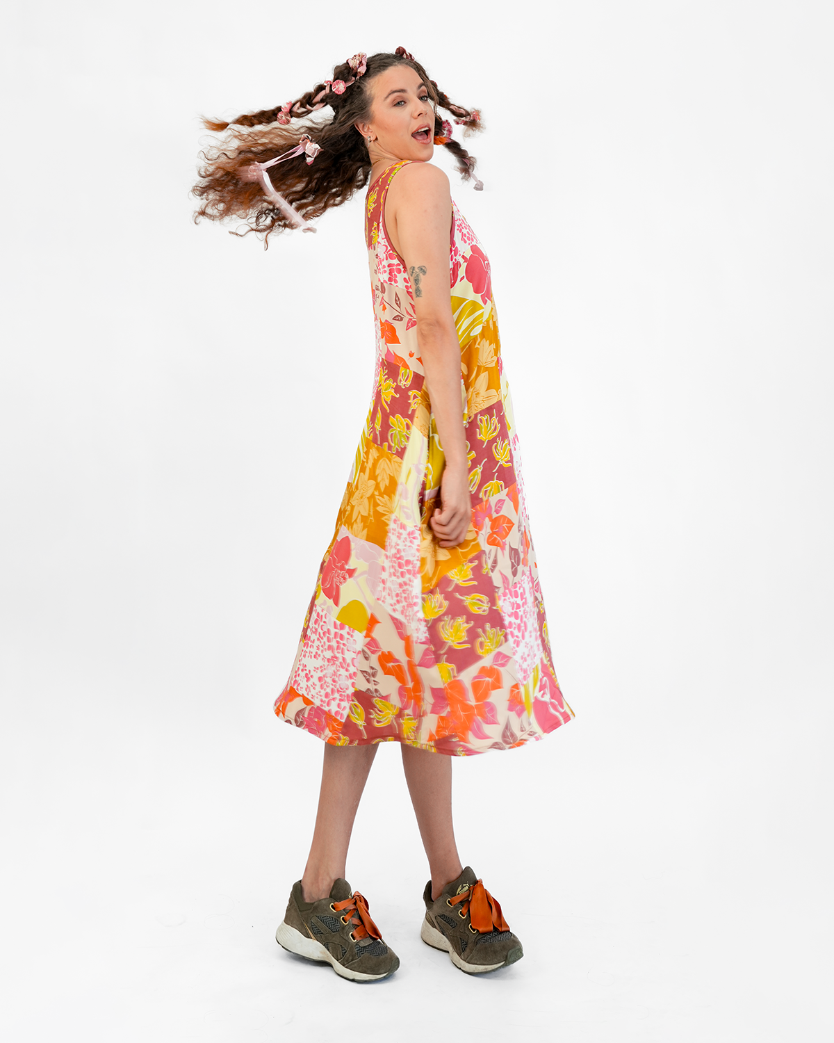 Balizen Direct from Bali - Wholesale Dress - Women's - NEW | Semi Swing Dress | Patchwork Warm1