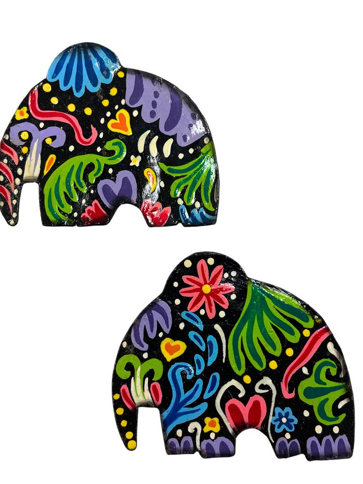 Vivid Small Elephants (Set of 2) for wholesale by Beyond Borders