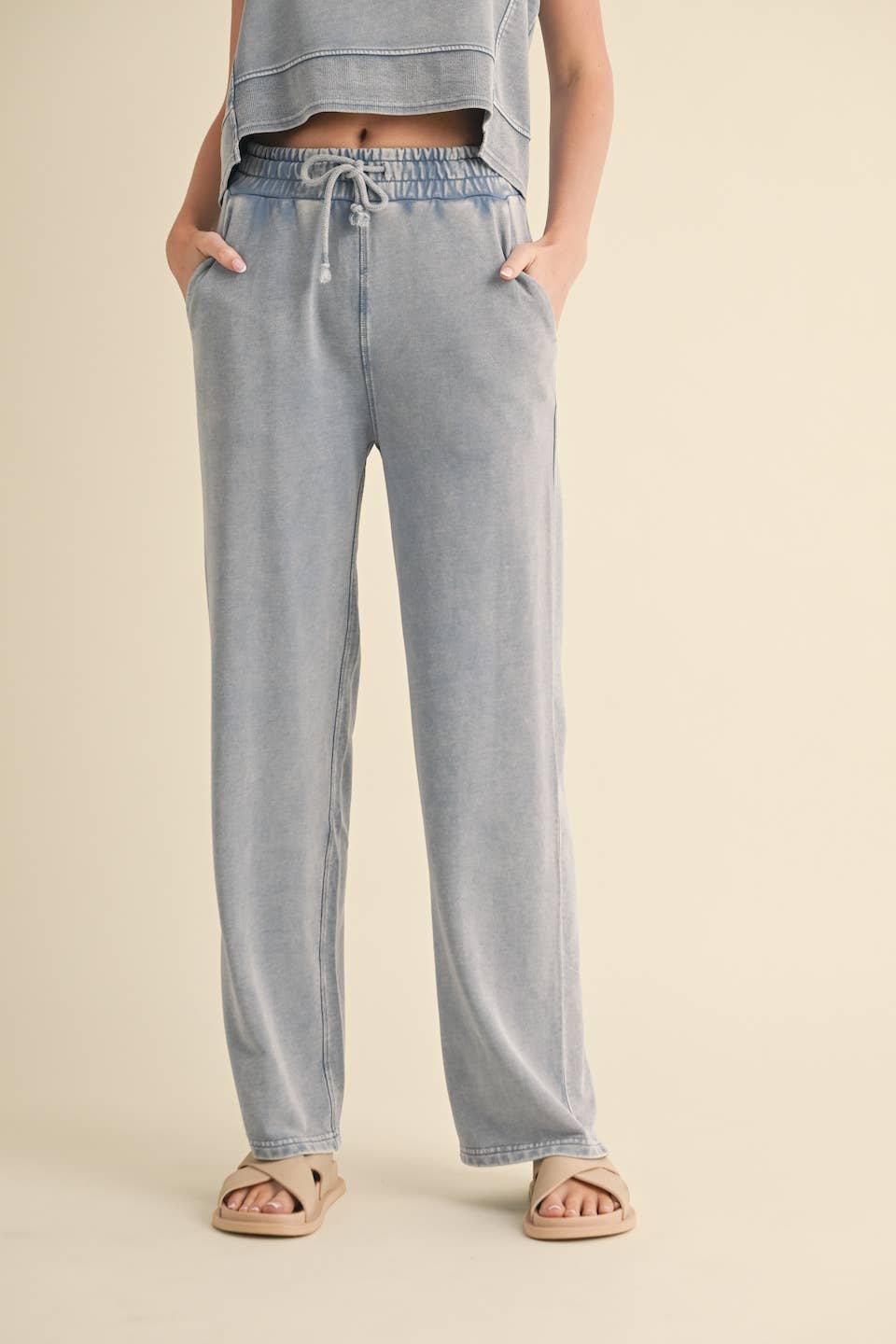 KIMBERLY C - Wholesale Pants - Women's - Mineral Wash Pants