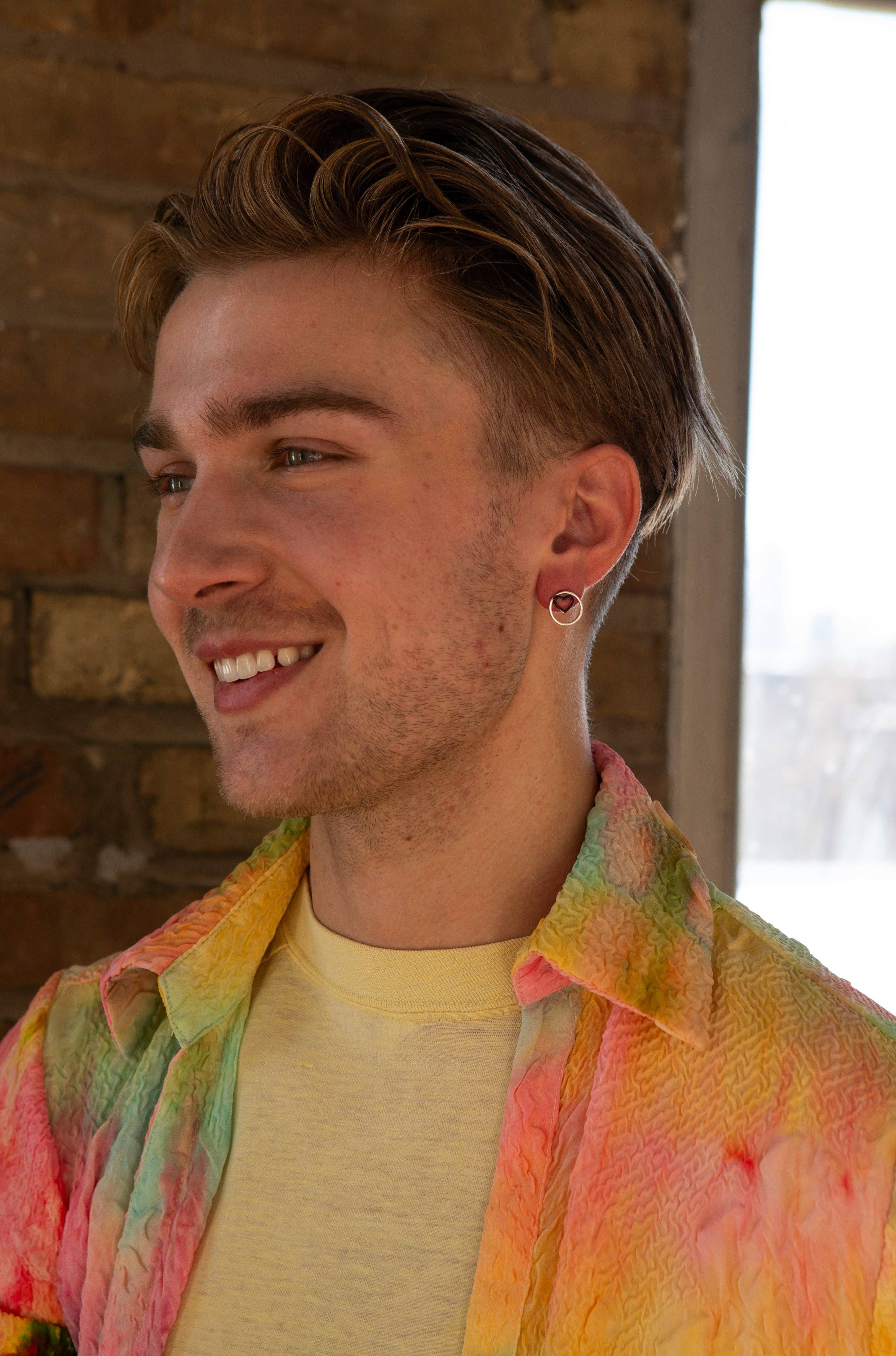 Fair Anita - Vente Clous d'oreille - Boucles d'oreilles à tige en forme de cœur2