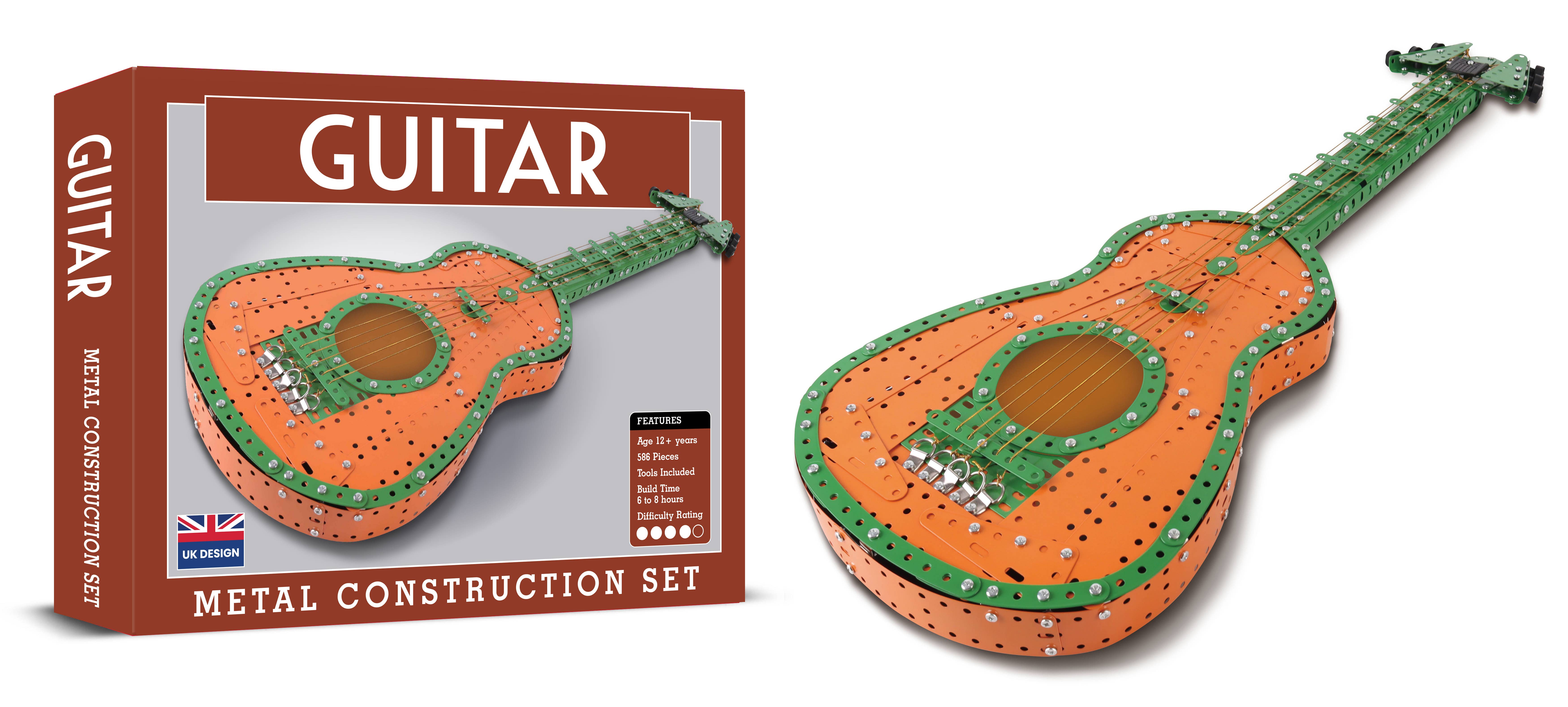 Coach House Partners - Vente Jeu construction – enfant - Ensemble de construction en métal pour guitare2