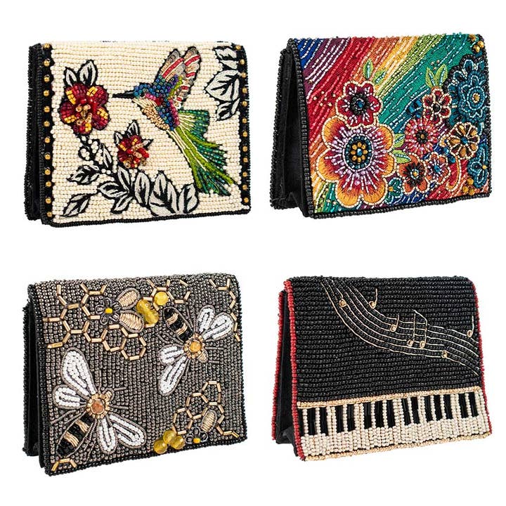 Mary Frances Accessories - Wholesale Wallet - Women's - Wallets - Beaded Small Expandable Wallet