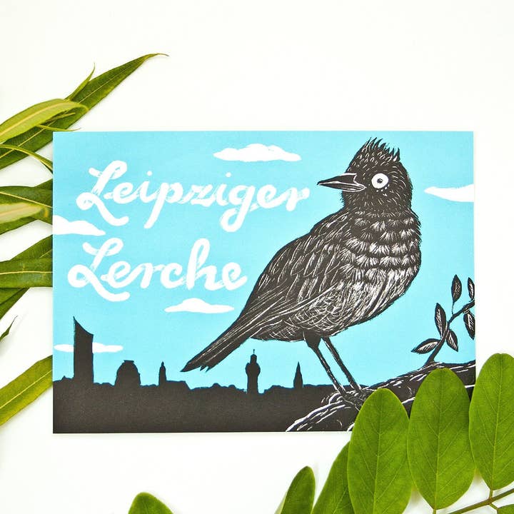 Katja Rub - Wholesale Postcard - Postcard Leipzig Lark, Leipzig, Germany, Saxony1