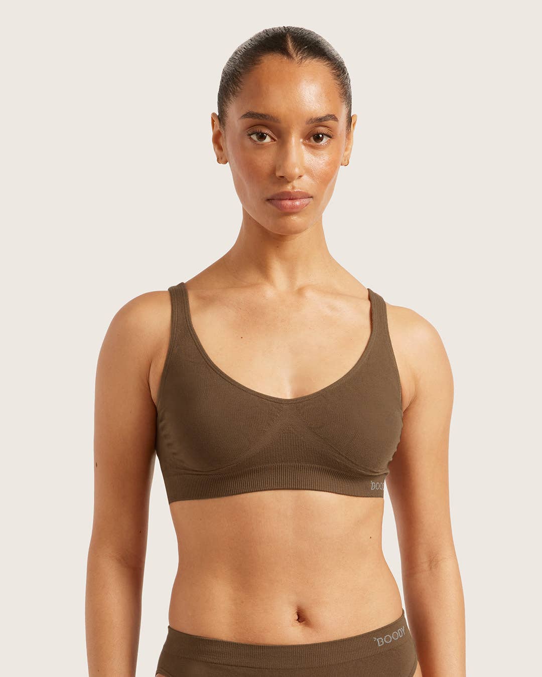 BOODY UK LTD – wholesale Bra – Women's – Seamfree Crop Bra - Black4