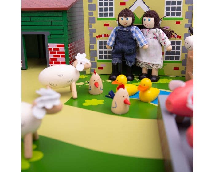 Bigjigs Toys - Vente Jouet en bois – enfant - Animaux de la ferme2