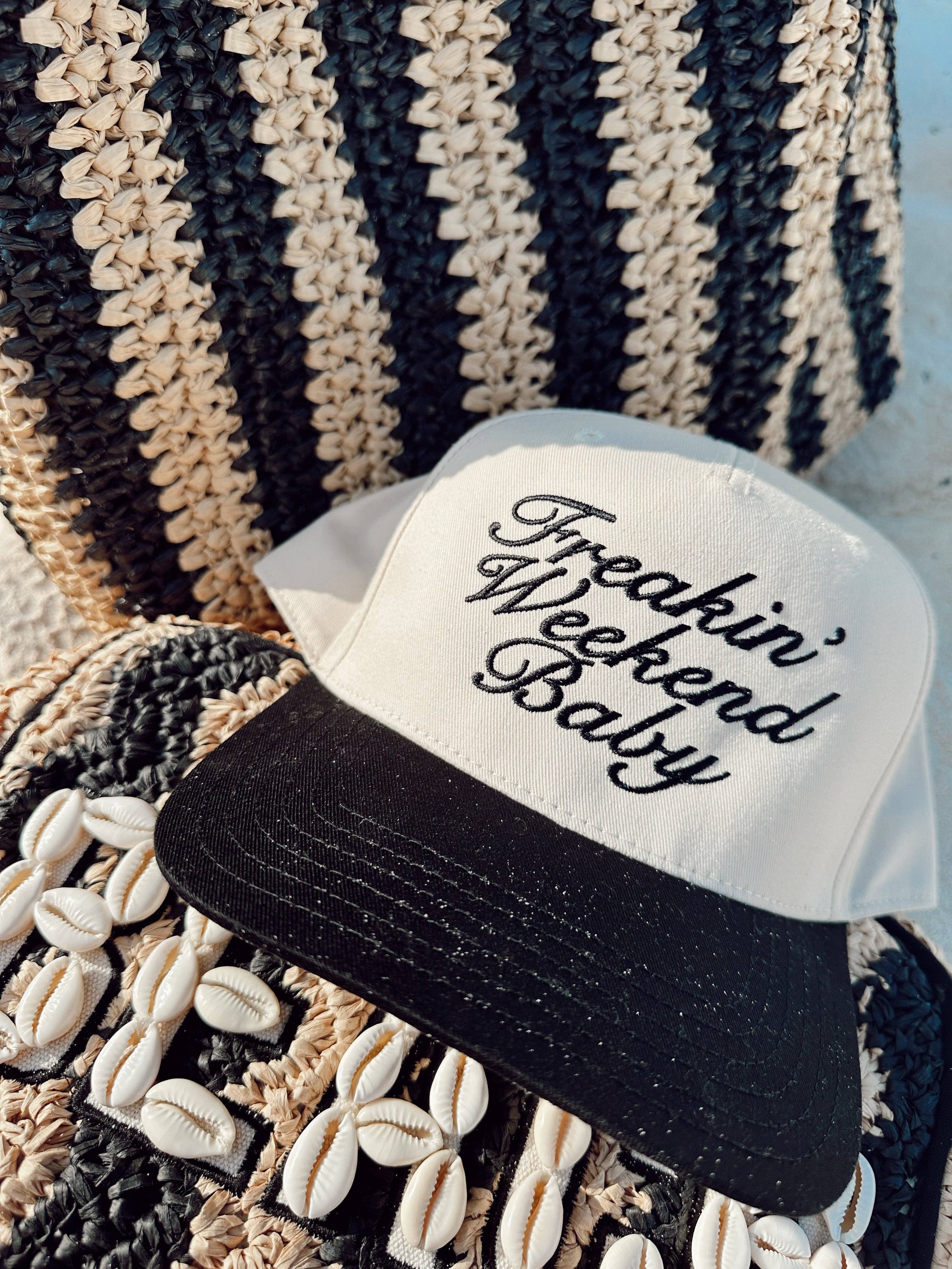 KENZKUSTOMZ - Wholesale Trucker Hat - Women's - Freakin' Weekend Baby - Vintage Trucker Hat