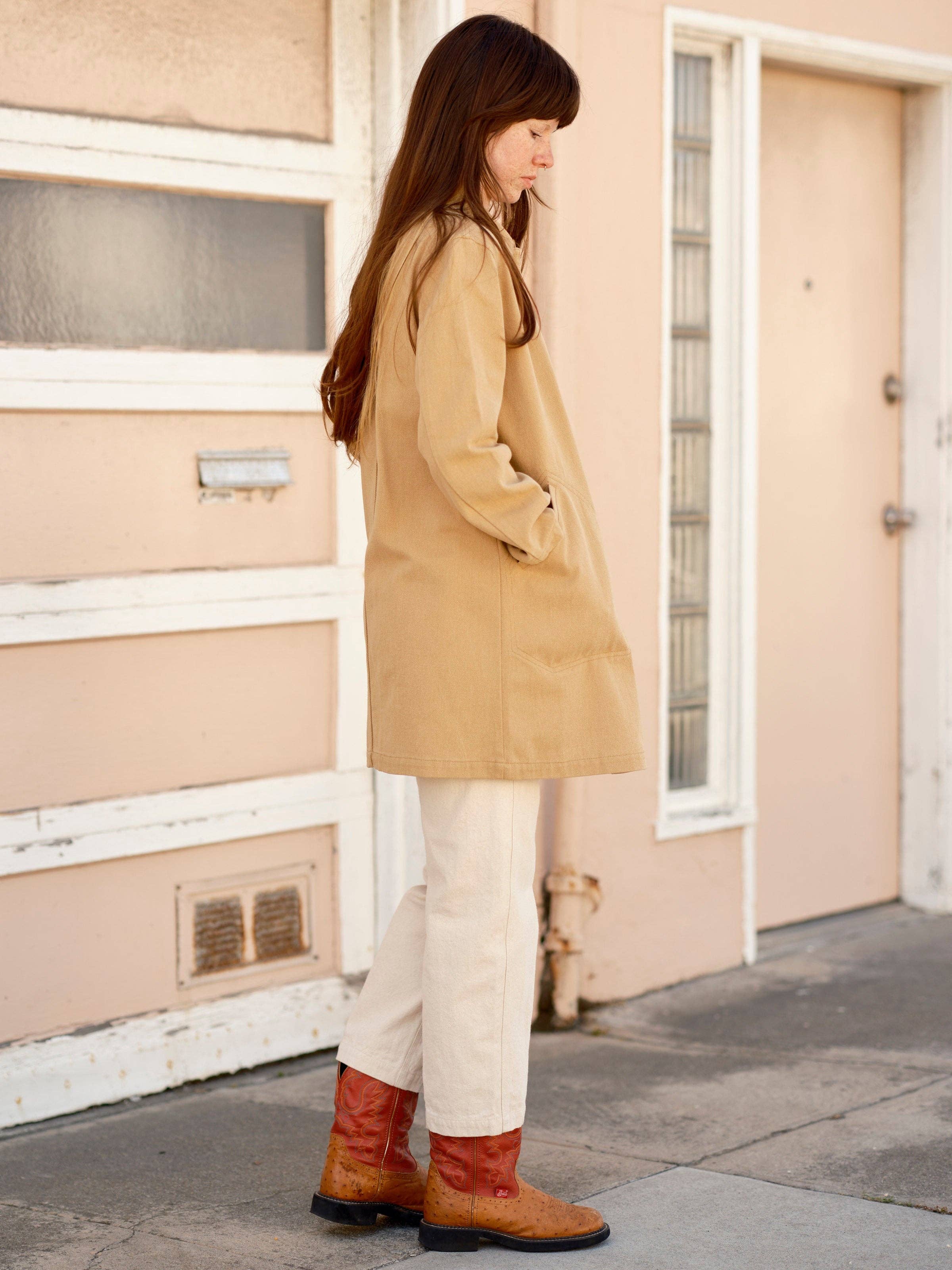 Flødekaramel Sawyer Frakke for engroshandel på Faire9