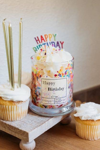 BeYOUtiful Bath* Body * Burn – Engroshandel Glaslys – Happy Birthday dessertduftlys